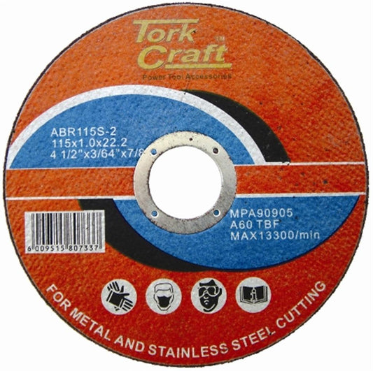 Cutting Disc Steel & Ss 115 X 0.8 X 22.2 Mm
