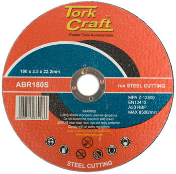 cutting disc steel 180 x 2.5 x 22.22