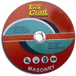 Tork Craft CUTTING DISC MASONRY 230 X 2.0 X 22.22MM