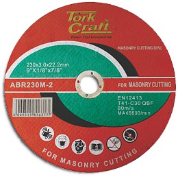 Tork Craft CUTTING DISC MASONRY 230 X 3.0 X 22.22MM