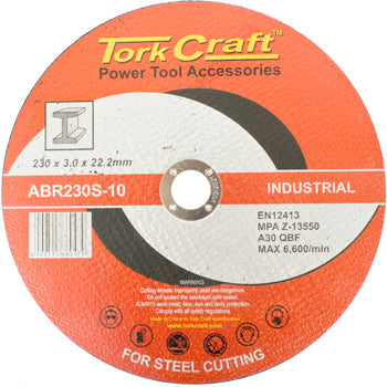 Tork Craft CUTTING DISC INDUSTRIAL METAL 230 x 3.0 x 22.2 MM