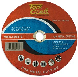 Tork Craft CUTTING DISC STEEL AND SS 230 X 1.6 X 22.22MM
