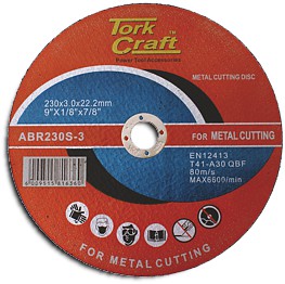 Tork Craft CUTTING DISC STEEL AND SS 230 X 3.0 X22.22MM