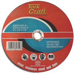 Tork Craft CUTTING DISC STEEL AND SS 230 X 3.0 22.22MM