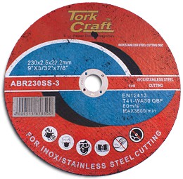 Tork Craft CUTTING DISC STAINLESS STEEL 230 x 2.5 22.22MM