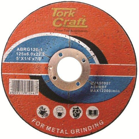 grinding disc for steel 125 x 6.0 x 22.22mm