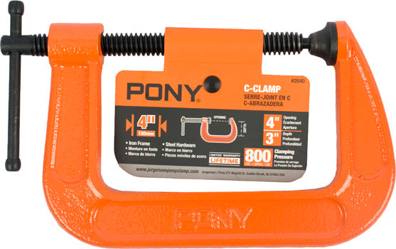 PONY 100MM 4' C-CLAMP