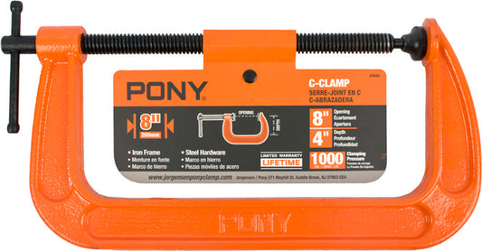 PONY 200MM 8' C-CLAMP