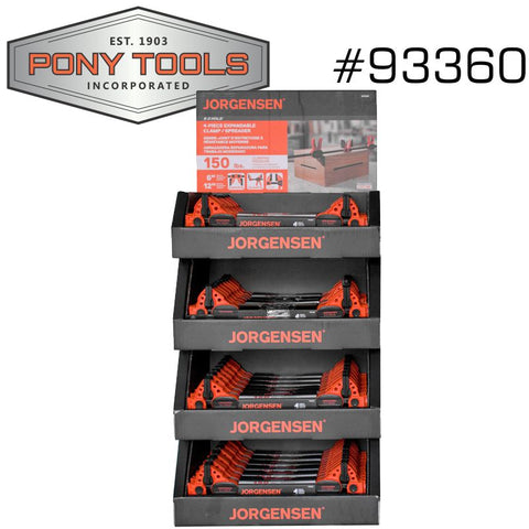 Pony Jorgensen M/Duty Spreader Clamp 4Pc Pdq freeshipping - Africa Tool Distributors