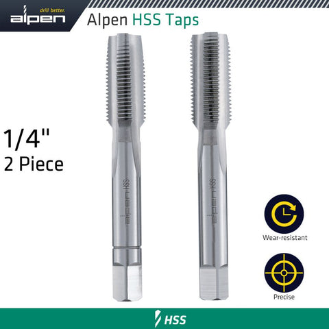 Hss Hand Tap Set Imperial  G 1/4' Pouched freeshipping - Africa Tool Distributors