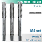 Hand Tap Set In Pouch M4 Hss 0.7Mm Pitch freeshipping - Africa Tool Distributors