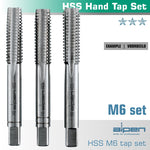 Hand Tap Set In Pouch M6 Hss 1.0Mm Pitch freeshipping - Africa Tool Distributors