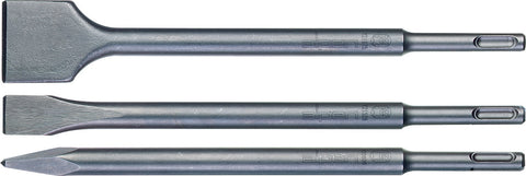 Sds Chisel Set Plastic Tube Point X250Mm Flat 20X250 Flat 40X250 freeshipping - Africa Tool Distributors