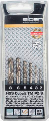 Cobalt Drill Bit Set 2-8Mm Stubby freeshipping - Africa Tool Distributors