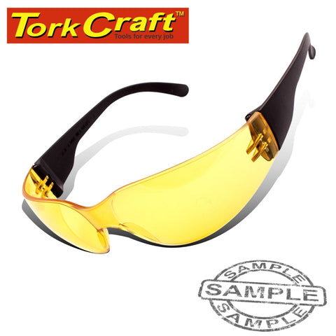 Tork Craft Safety Eyewear Glasses Yellow In Poly Bag freeshipping - Africa Tool Distributors