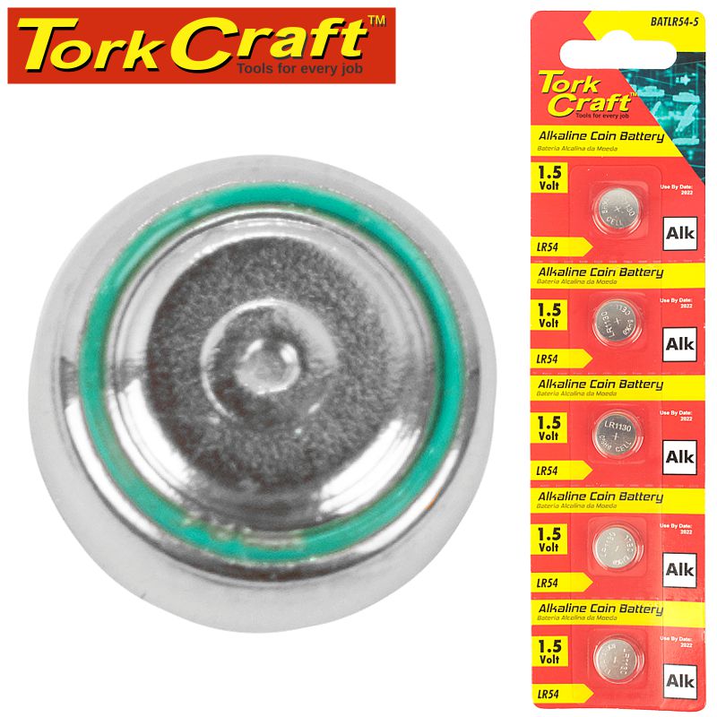 Lr54 Alkaline Coin Battery X5 Pack (Moq 20) freeshipping - Africa Tool Distributors