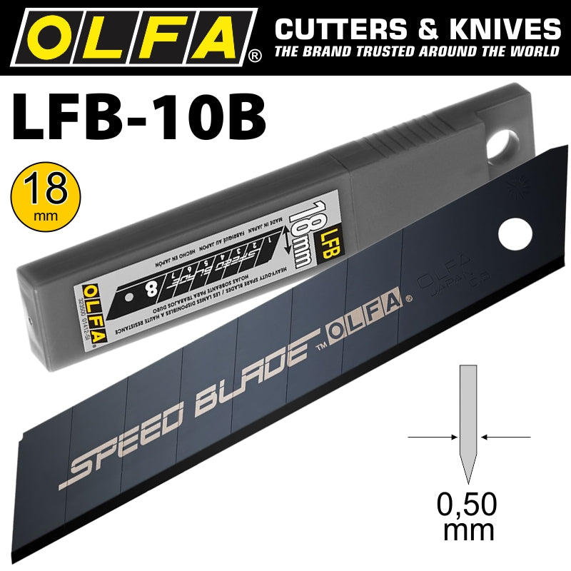 Olfa Olfa Speed Blade 18Mm In Plastic Case
