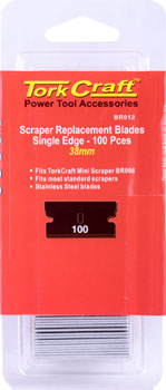 Tork Craft Scraper Replacement Blades 100 Pcs Per Pack - 38MM