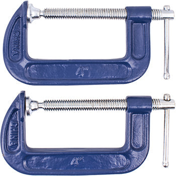 Tork Craft CLAMP G HEAVY DUTY 100MM TWIN PACK 4'