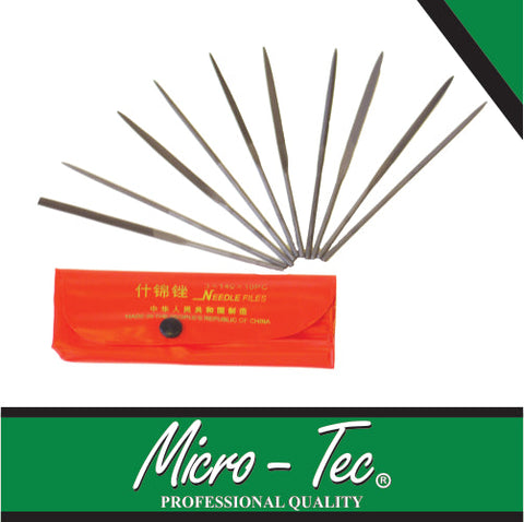 Micro-Tec File Set Needle 135Mm 10 Pc