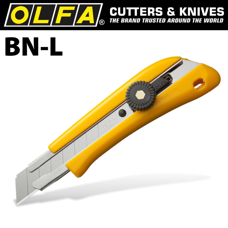 OLFA CUTTER MODEL BN-L SCREW LOCK SNAP OFF KNIFE
