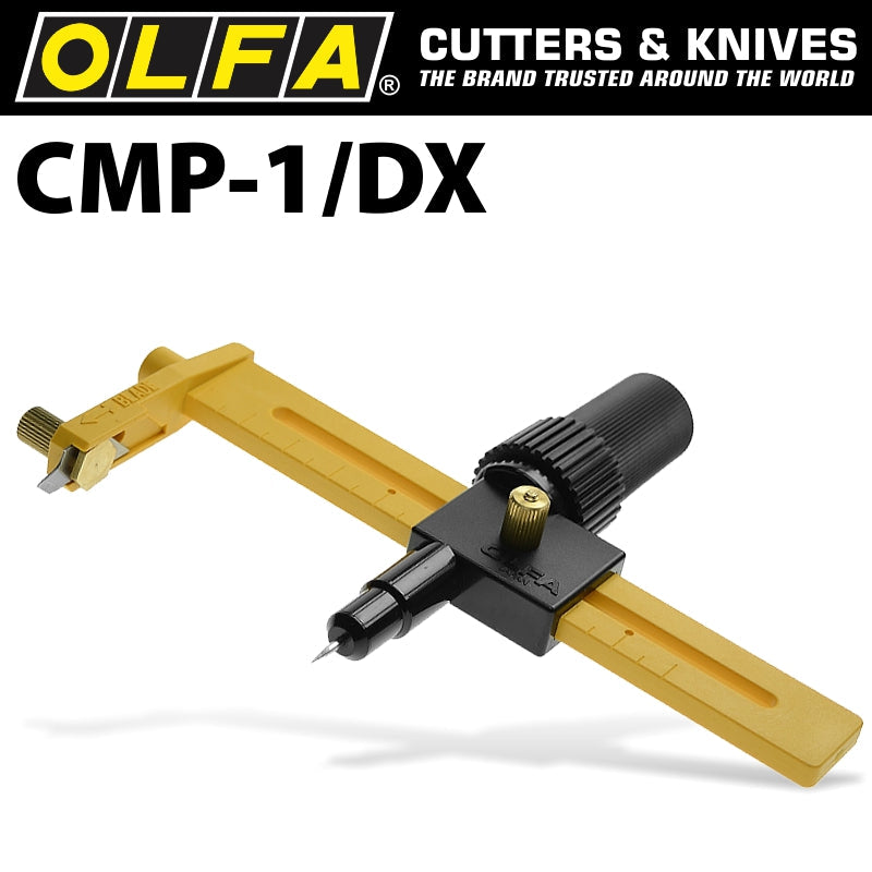 Olfa Ersatzklingen Für Compass Cutter – 15 Stück, Legierter Stahl – Passend Für Kompassförmige Schneidwerkzeuge