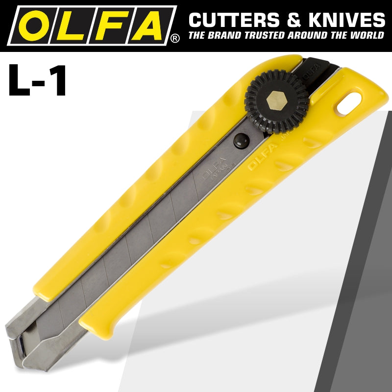 OLFA CUTTER MODEL L-1 HEAVY DUTY SNAP OFF KNIFE