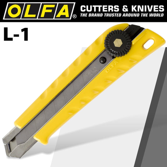 OLFA CUTTER MODEL L-1 HEAVY DUTY SNAP OFF KNIFE