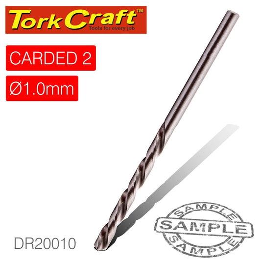 Drill Bit Hss Industrial 1.0Mm 2/Card freeshipping - Africa Tool Distributors