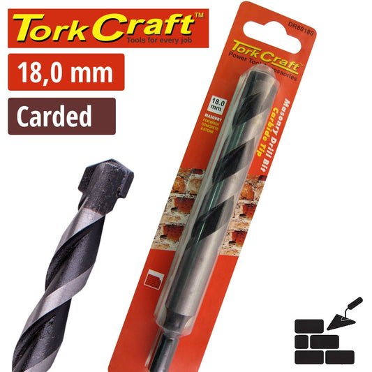Drill Bit Masonry/Concrete  18Mm 1/Card freeshipping - Africa Tool Distributors