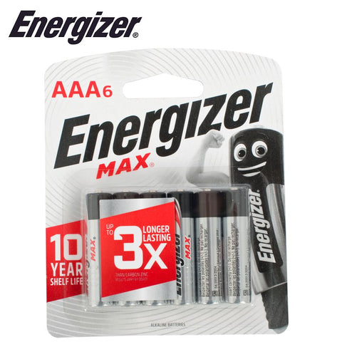 Energizer Max Aaa - 6 Pack (Moq 12) freeshipping - Africa Tool Distributors