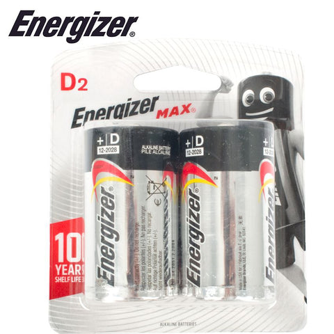 Energizer Max D - 2 Pack (Moq 6) freeshipping - Africa Tool Distributors