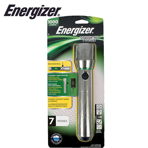 Energizer Usb Rech Vision Hd Metal Light 1000 Lum freeshipping - Africa Tool Distributors