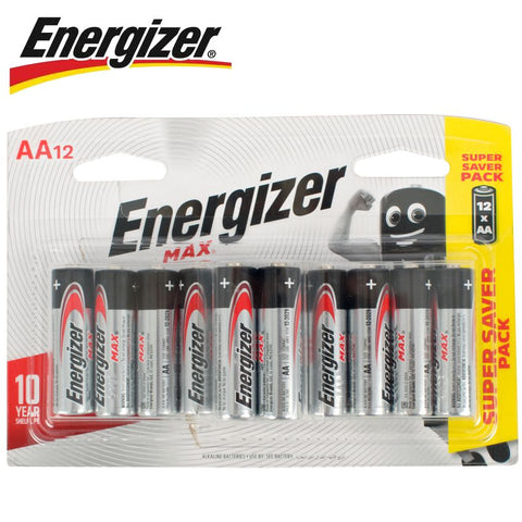 Energizer Max: Aa - 12 Pack (Moq 12) freeshipping - Africa Tool Distributors