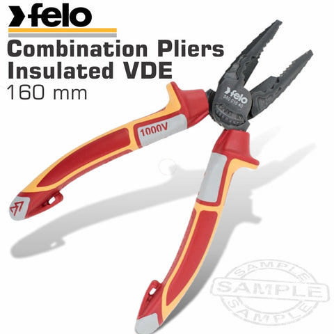 Felo Plier Comb. 160Mm Insulated Vde freeshipping - Africa Tool Distributors