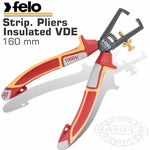 Felo Plier Strip. 160Mm Insulated Vde freeshipping - Africa Tool Distributors
