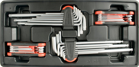 fixman tray 4 piece hex and torx key set