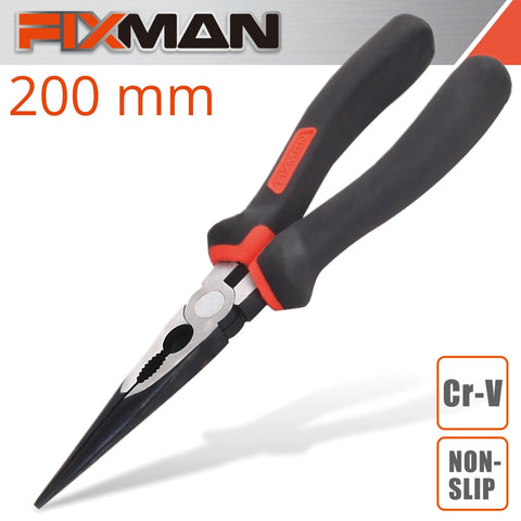 Fixman Industrial Long Nose Pliers 8'/200Mm freeshipping - Africa Tool Distributors