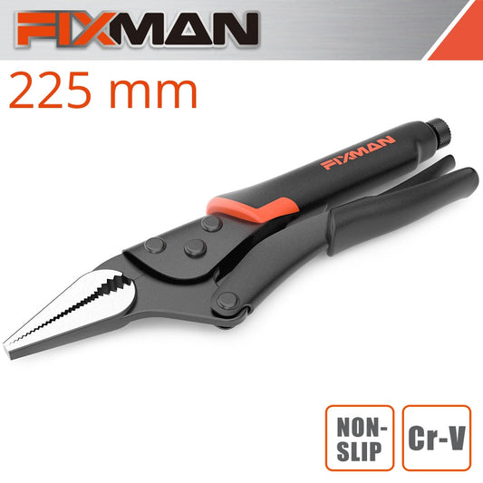 Fixman Long Nose Lock Grip Pliers 9'/225Mm freeshipping - Africa Tool Distributors