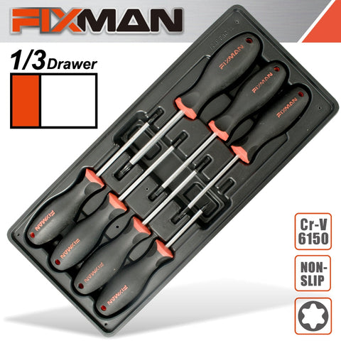 Fixman Tray 7 Piece Torx Screwdrivers freeshipping - Africa Tool Distributors