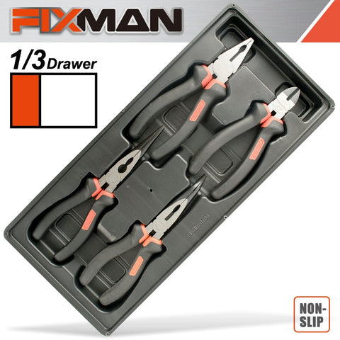 Fixman 4 Piece Plier Set Cp 7' Dcp 6' Lnp 8' Bnp 8' freeshipping - Africa Tool Distributors