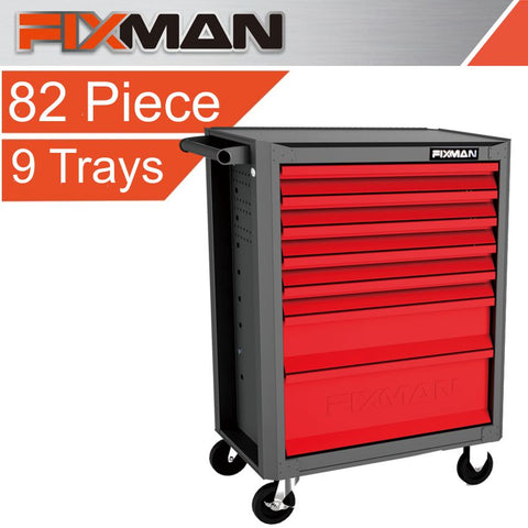 Fixman 7 Drawer Economy Line Roller Cabinet With 82Pc Of Stock freeshipping - Africa Tool Distributors