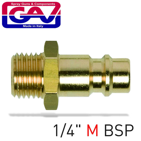 Connector Brass 1/4'M freeshipping - Africa Tool Distributors