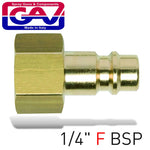 Connector Brass 1/4'F freeshipping - Africa Tool Distributors