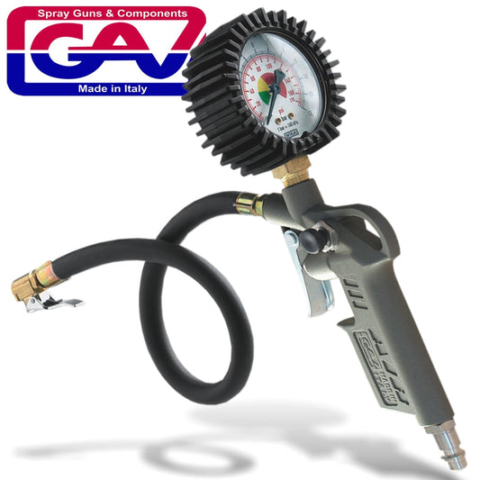 Tyre Inflator With Gauge In Blister freeshipping - Africa Tool Distributors