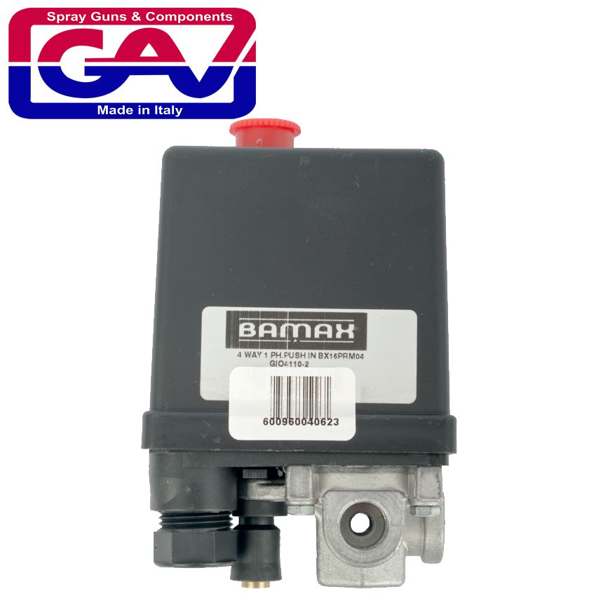 Pressure Switch 4 Way 1 Phase Push In Bx16Prm04 freeshipping - Africa Tool Distributors