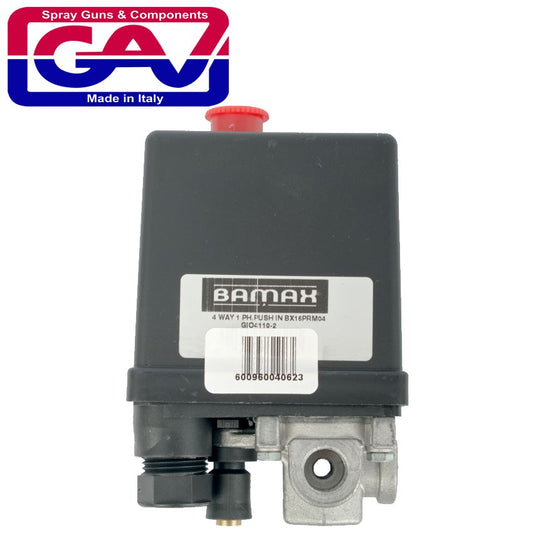 Pressure Switch 4 Way 1 Phase Push In Bx16Prm04 freeshipping - Africa Tool Distributors