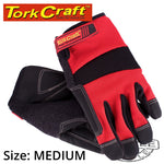 Tork Craft Work Glove Medium-All Purpose Red With Touch Finger freeshipping - Africa Tool Distributors