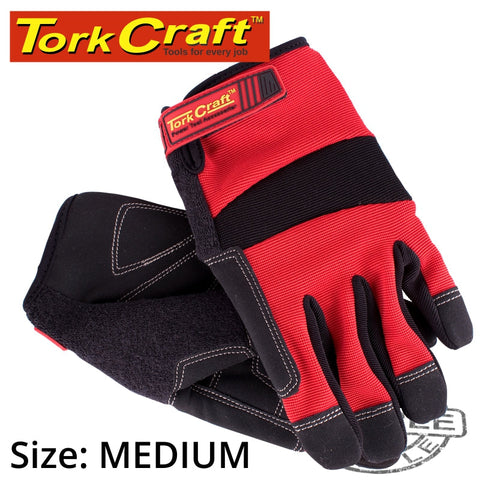 Tork Craft Work Glove Medium-All Purpose Red With Touch Finger freeshipping - Africa Tool Distributors