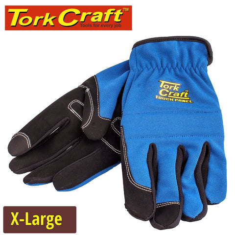 Tork Craft Glove Blue With Pu Palm Size X-Large Multi Purpose freeshipping - Africa Tool Distributors
